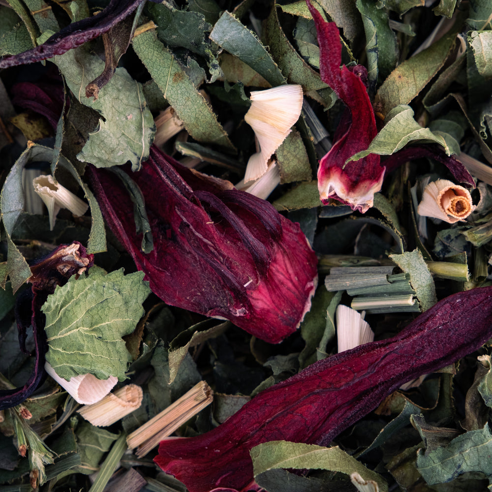 Colibri Bleu Groseille ( Corossol, Verveine, Citronnnelle, Hibiscus )